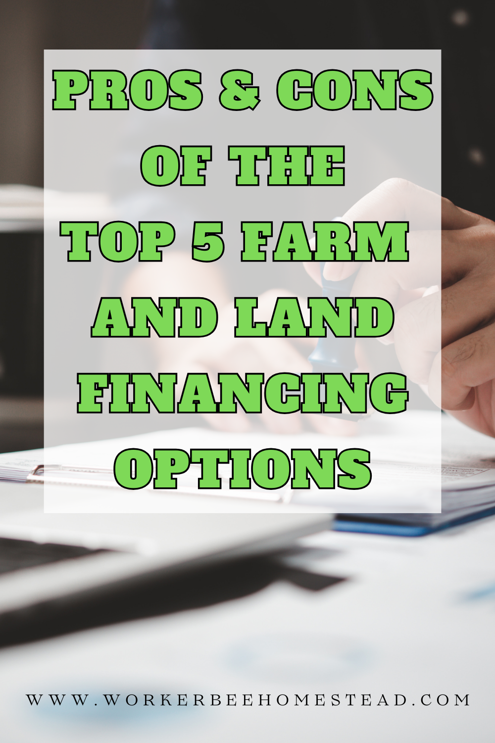 pros and cons to financing